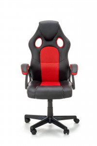 Scaun de birou Berkel negru/rosu H117 cm - Img 11