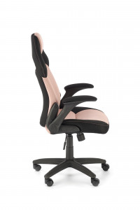 Scaun de birou Bloom roz/negru H120 cm - Img 4