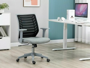 Scaun de birou Q-320 negru/gri - Img 7