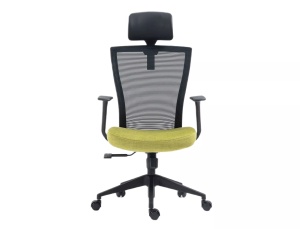 Scaun de birou Q328H negru/verde - Img 6