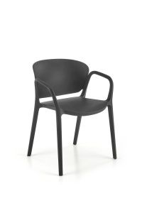 Scaun din plastic K491 negru - Img 12