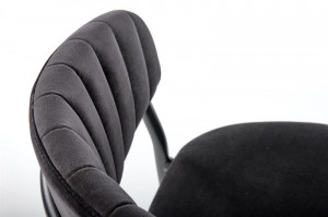 Scaun K426 Velvet Negru – l57 x A54 x H79 cm - Img 5