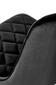 Scaun K450 velvet negru - Img 9