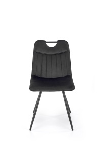 Scaun K521 velvet negru - Img 11