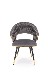 Scaun K551 velvet gri - Img 9
