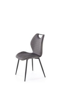 Scaun K569 velvet gri H84 cm