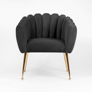 Scaun Lili negru/gold – H81 cm - Img 6