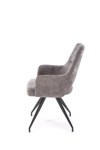 Scaun rotativ K542 stofa gri - Img 4