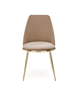 Scaun tapitat K460 – Bej/Gold - Img 3