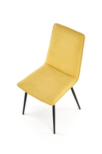Scaun tapitat K493 mustariu - H92 cm - Img 12