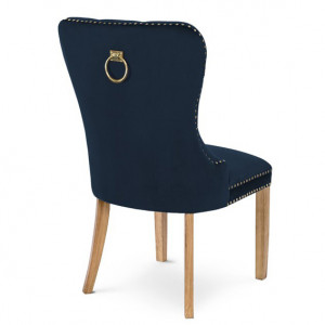 Scaun tapitat Madame II Gold stejar-grafit - H 101 cm - Img 2