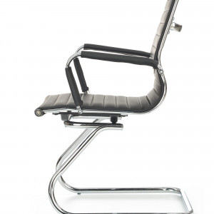 Scaun tapitat Prestige Skid negru - Img 4