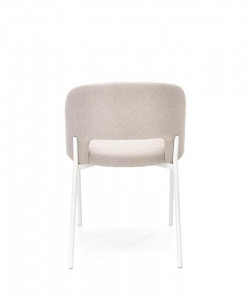 Scaun textil K486 bej-alb - H 77 cm - Img 3