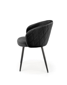 Set 4 scaune K430 velvet negru - Img 4