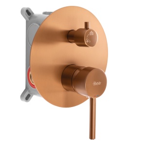 Set de dus incastrat Rea Lungo Copper Brush + BOX - Img 2
