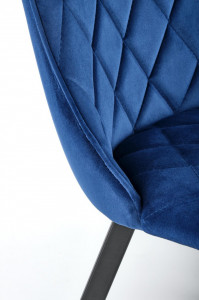 Set masa extensibila Bacardi L160-220 cm + 4 scaune K450 velvet bleumarin - Img 14