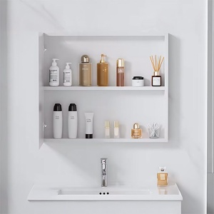 Set mobilier de baie cu lavoar Astor 60cm White - Img 4