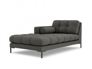 Sezlong tapitat Bali picioare negre – L185 x l102 x h75 - Img 6
