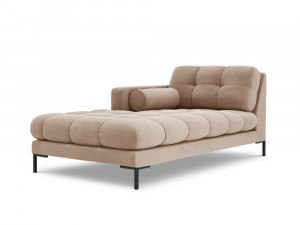 Sezlong tapitat Bali velvet/picioare negre – L185 x l102 x h75 - Img 2