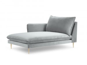 Sezlong tapitat Vienna velvet/picioare gold – L170 x l110 x h95 - Img 10
