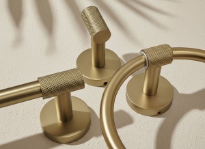 Suport hârtie igienică 5705 Galo Brush Gold - Img 5
