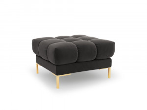 Taburet tapitat Bali velvet/picioare gold – L60 x l60 x h41 - Img 12