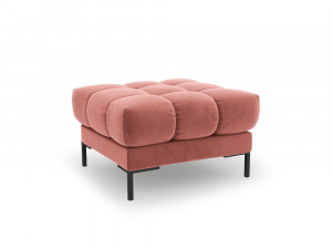 Taburet tapitat Bali velvet/picioare negre – L60 x l60 x h41 - Img 8