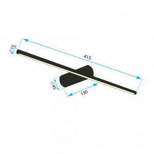 Aplica de perete LED 40CM APP1344-W auriu - Img 7