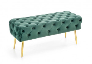 Banca tapitata Athena – Verde/Gold - Img 1