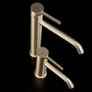 Baterie pentru baie Rea Rivo Brush Gold - Img 7