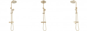 Baterie pentru dus Lungo gold reglabila - H82 cm - Img 3