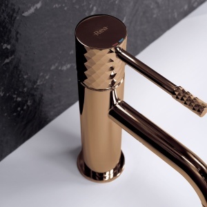 Baterie pentru lavoar Rea Lungo Diamond Copper - Img 2