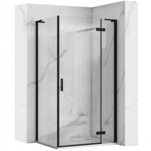 Cabina dus REA Hugo Black 90x90