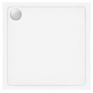 Cada pentru dus din acril Rea Savoy alb 80x80