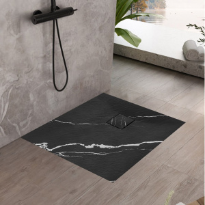 Cadita de dua Magnum Carrara neagra 90x90 - Img 7