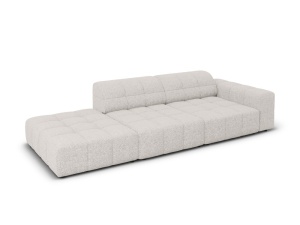 Canapea 3 locuri deschisa pe o parte Chicago chenille L262 cm - Img 12