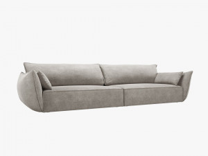 Canapea 4 locuri Kaelle chenille L248 cm - Img 2