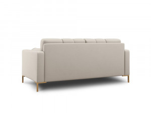 Canapea Bali 2 locuri stofa/picioare gold – L152 x l92 x h75 - Img 3