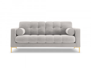 Canapea Bali 2 locuri velvet/picioare gold – L152 x l92 x h75 - Img 2