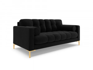 Canapea Bali 2 locuri velvet/picioare gold – L152 x l92 x h75 - Img 12