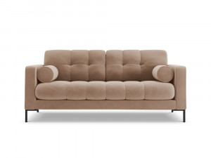Canapea Bali 2 locuri velvet/picioare negre – L152 x l92 x h75 - Img 2