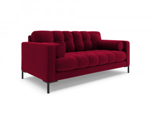 Canapea Bali 2 locuri velvet/picioare negre – L152 x l92 x h75 - Img 12