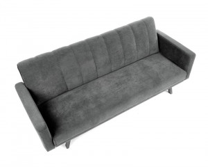 Canapea extensibila Armando velvet gri – H78 cm - Img 8