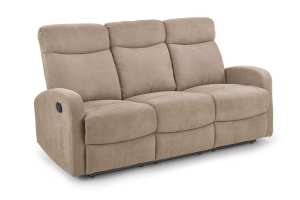 Canapea recliner Oslo 3S stofa bej H100 cm - Img 11