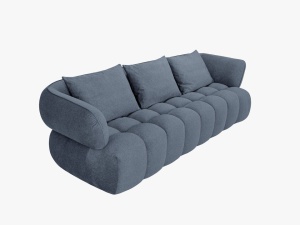Canapea Reese 3 locuri boucle L256 cm - Img 2
