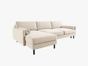 Coltar extensibil 5 locuri Scott catifea L212 cm - Img 3