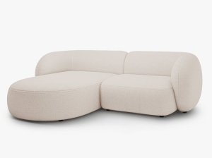 Coltar Kate 2 locuri boucle Baloo L255 cm - Img 3
