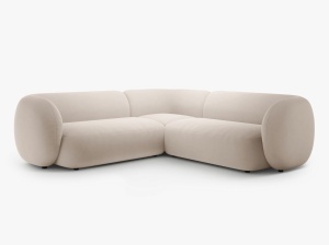 Coltar Kate 5 locuri catifea Salvador L252 cm - Img 10