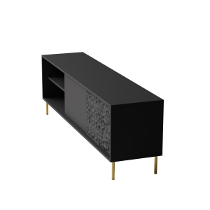 Comoda Bullet RTV-1 L180 cm negru/auriu - Img 13