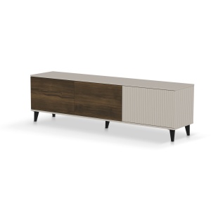 Comoda TV Random 2 RTV-2 casmir/nuc/negru L180 cm - Img 2